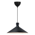 Nordlux - Lampadario a sospensione su cavo DORINA 1xE27/60W/230V nero Ø 45 cm