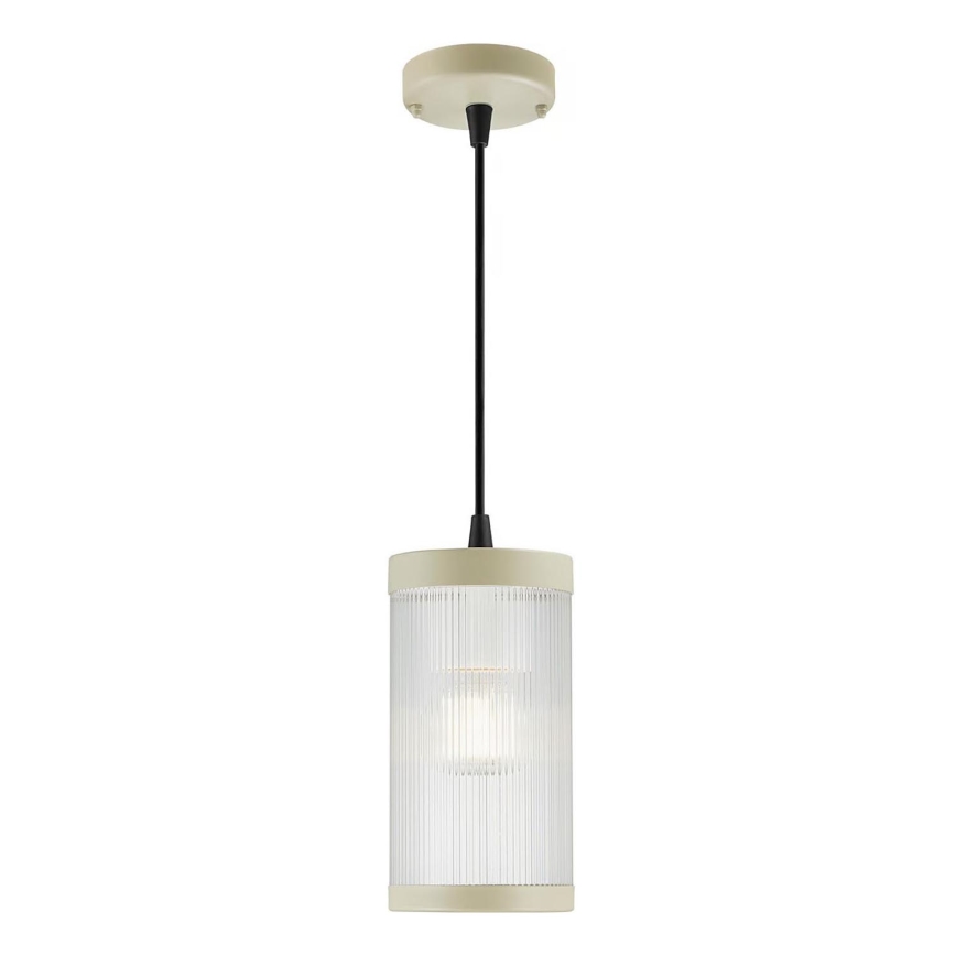 Nordlux - Lampadario da esterno a sospensione con filo COUPAR 1xE27/25W/230V IP33 color crema