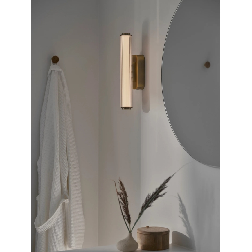 Nordlux - Applique da parete per bagno dimmerabile VIRELLE LED/8W/230V 3000/4000K IP44 ottone