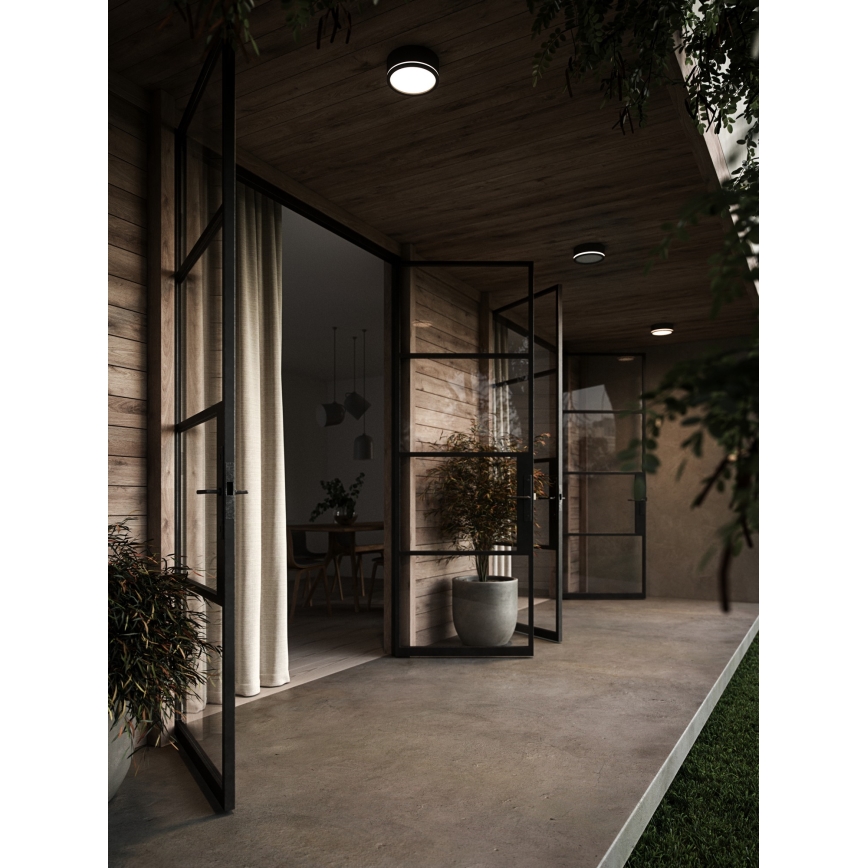 Nordlux - LED Applique da esterno dimmerabile AVA SMART LED/9,5W/230V 2700K IP54 nero