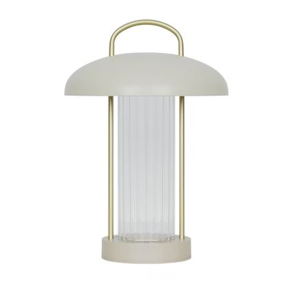 Nordlux - Lampada da tavolo LED ricaricabile dimmerabile a sfioramento MIRANO LED/3W/3,7V beige