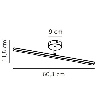 Nordlux - Illuminazione a LED per specchio da bagno IP LED/7,2W/230V IP44 60 cm bianco