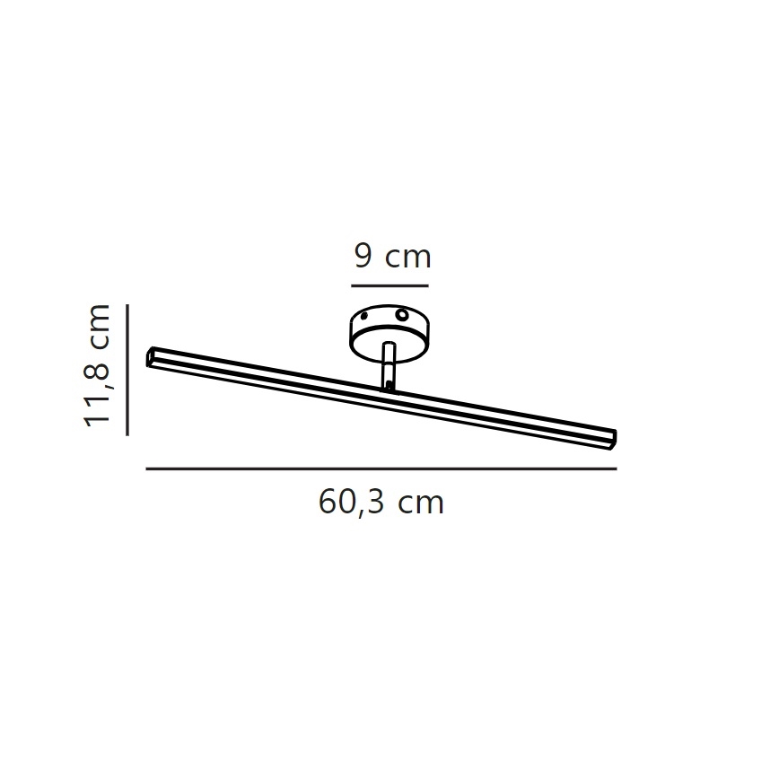 Nordlux - Illuminazione a LED per specchio da bagno IP LED/7,2W/230V IP44 60 cm bianco