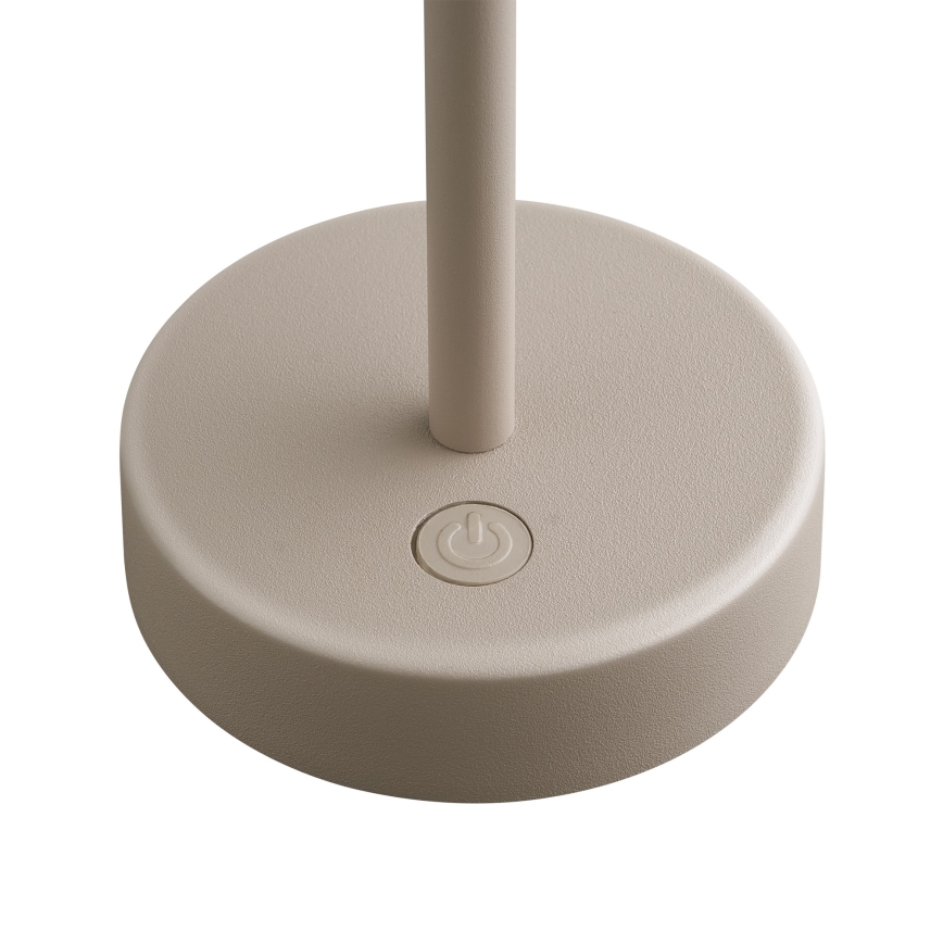 Nordlux - LED Dimmerabile rechargeable per esterni lampada da tavolo ELLEN LED/2,8W/3,7V IP44 beige