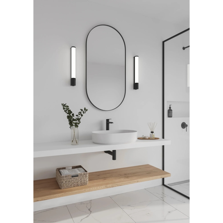 Nordlux - LED Lampada per specchio da bagno MALAIKA LED/6W/230V 3000K IP44 nero
