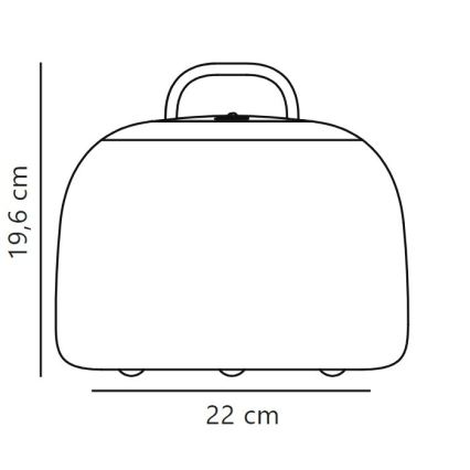 Nordlux - Luce portatile a LED dimmerabile per esterni KETTLE TO-GO LED/4,8W/3,7V 2x2200 mAh IP65