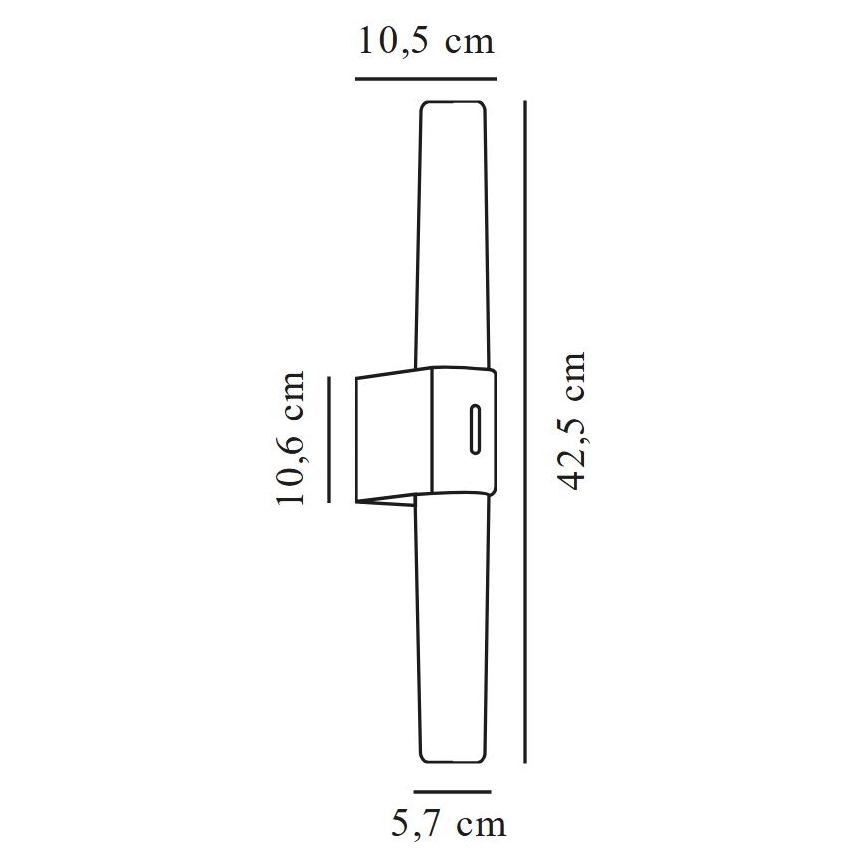 Nordlux - LED per specchio da bagno HELVA LED/9W/230V IP44
