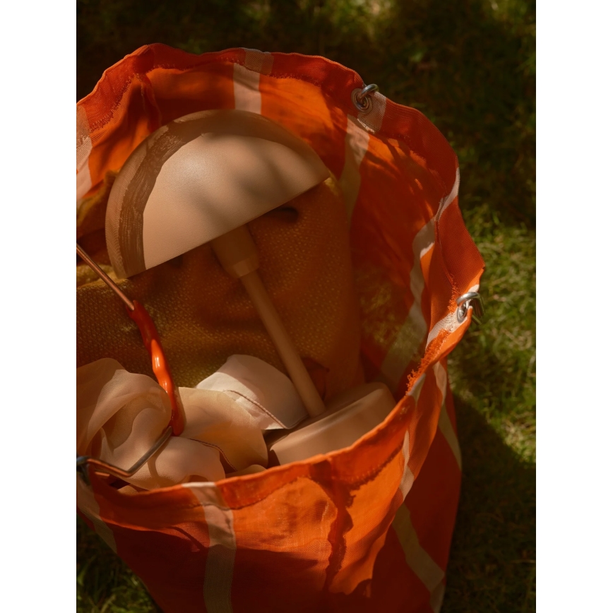 Nordlux - Lampada da tavolo ricaricabile dimmerabile per esterni ELLEN ELLEN LED/2,8W/3,7V 2200 mAh IP44 marrone