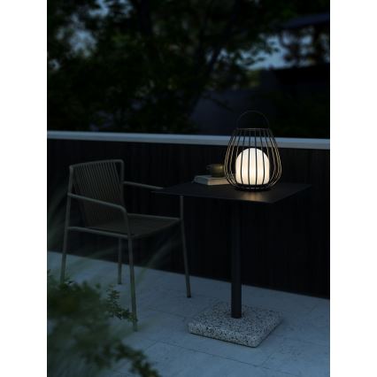 Nordlux - Luce portatile a LED dimmerabile per esterni JIM TO-GO LED/3W/3,7V IP54 5000 mAh nero