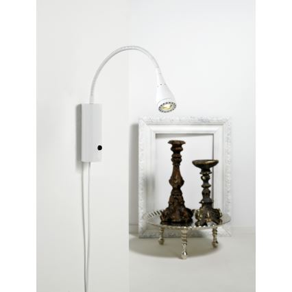 Nordlux - Luce Spot da parete a LED MENTO LED/3W/230V bianco