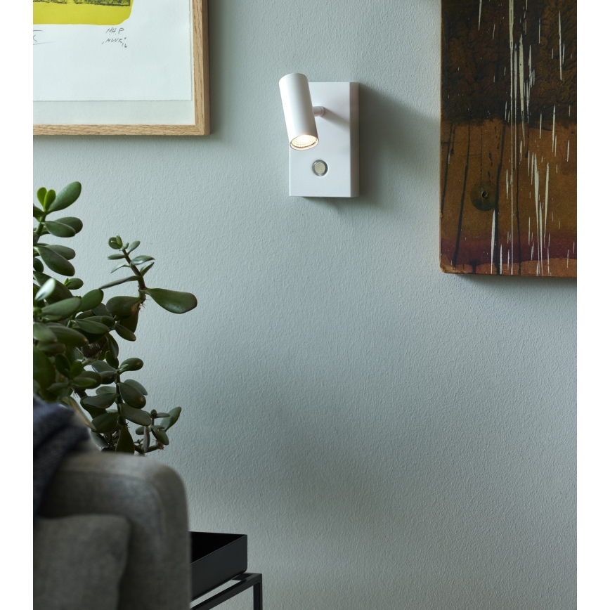 Nordlux - Luce Spot da parete LED dimmerabile OMARI LED/3,2W/230V bianco