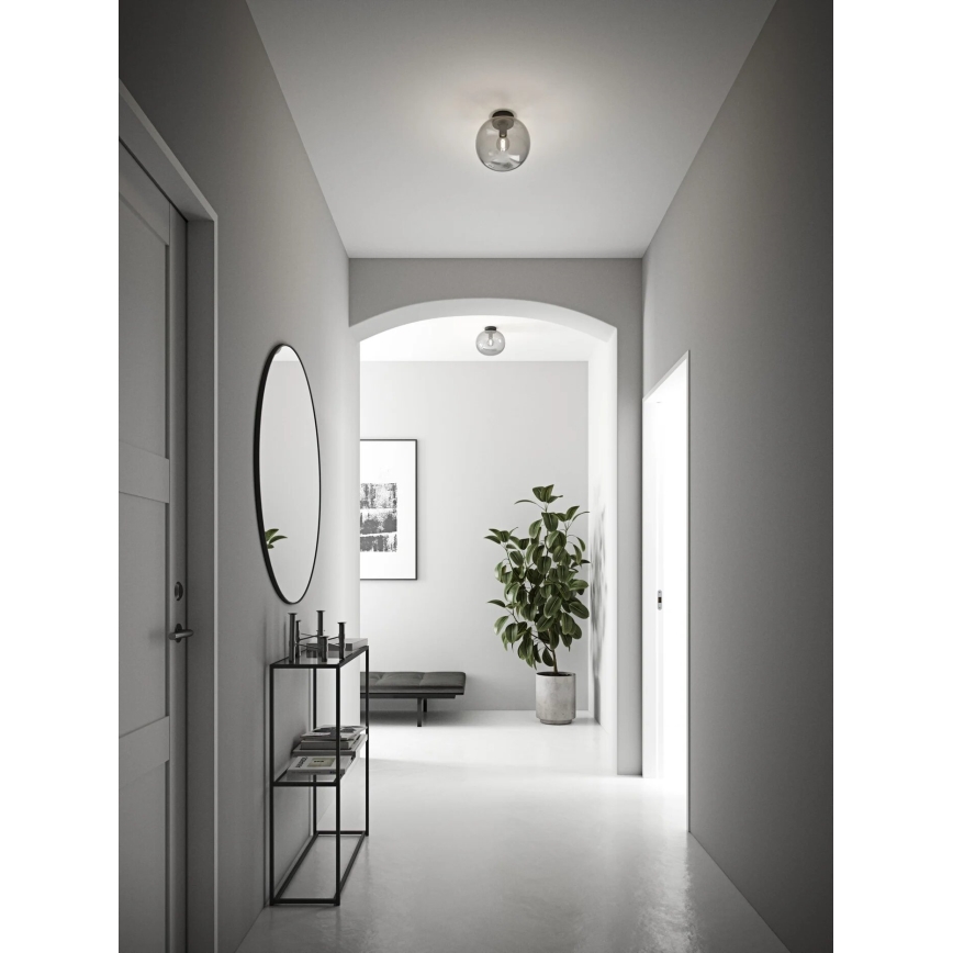 Nordlux - Plafoniera ALTON 1xE27/25W/230V diametro 27,5 cm fumé