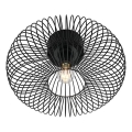 Nordlux - Plafoniera BERONI 1xE27/60W/230V Ø 40,3 cm nera
