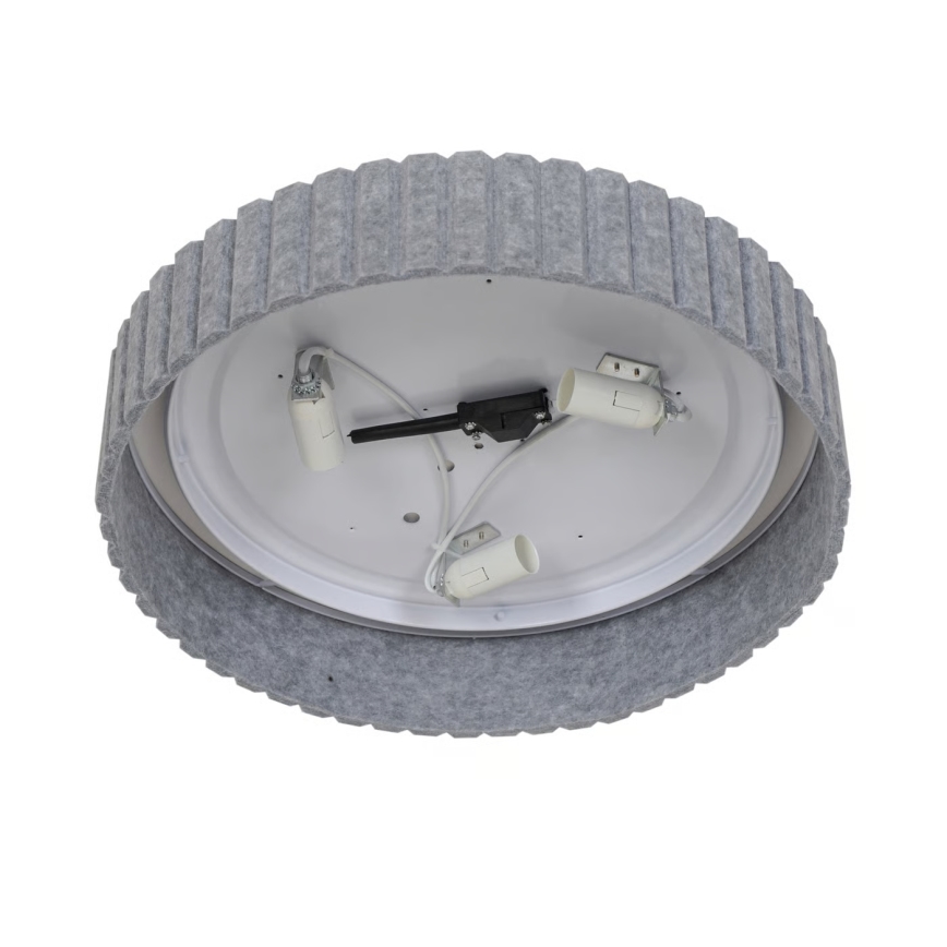 Nordlux - Plafoniera CORATO 3xE14/15W/230V Ø 42 cm grigio