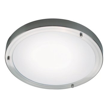 Nordlux - Plafoniera da bagno ANCONA 2xE27/40W/230V IP43 Ø 31,5 cm cromo opaco