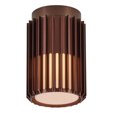 Nordlux - Plafoniera da esterno ALUDRA 1xE27/15W/230V marrone