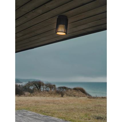 Nordlux - Plafoniera da esterno ALUDRA 1xE27/15W/230V nero