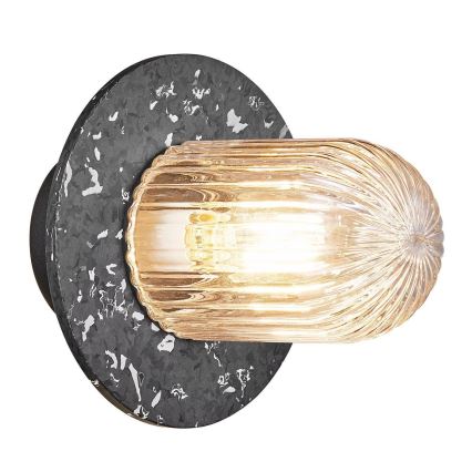Nordlux - Plafoniera da esterno JANUKA 1xE27/60W/230V IP54 nero
