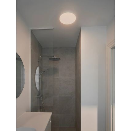 Nordlux - Plafoniera da bagno dimmerabile a LED SERENOVA LED/10/15W/230V 3000/4000/5700K Ø 28 cm IP65 bianca