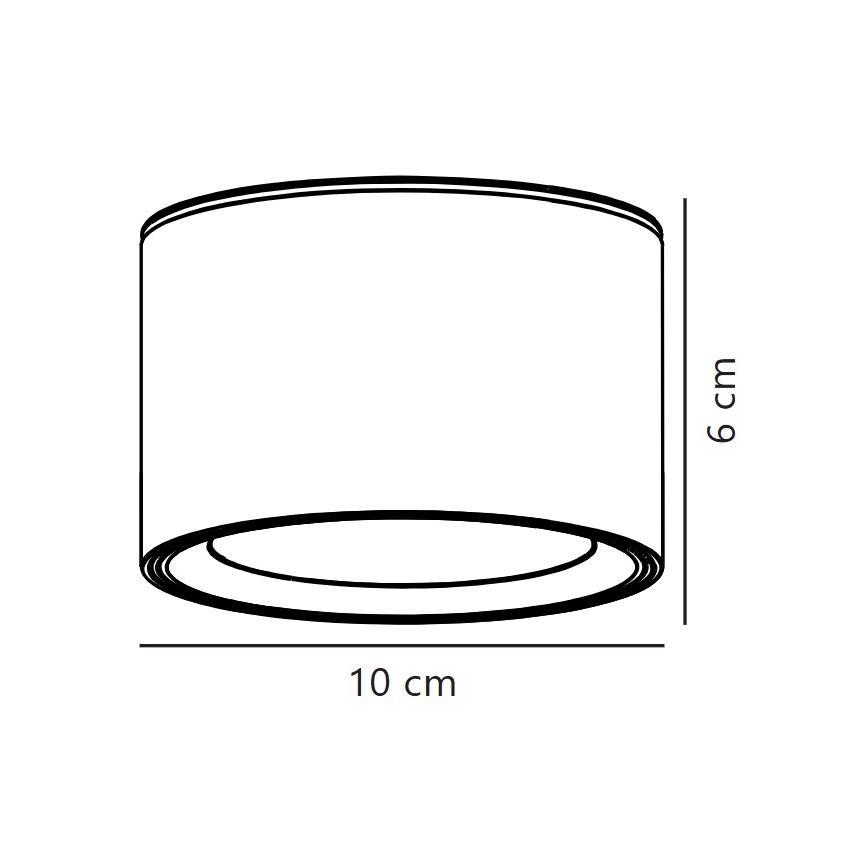 Nordlux - Plafoniera LED dimmerabile FALLON LED/5,5W/230V 2700K diametro 10 cm bianco