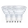 Nordlux - SET 3x Lampadina LED GU10/4,7W/230V 4000K