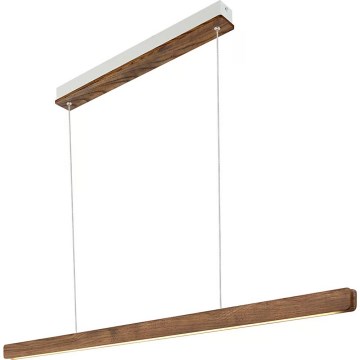 Nordlux - Sospensione LED dimmerabile a cavo ILGAS LED/47W/230V 3000K marrone/frassino 115 cm