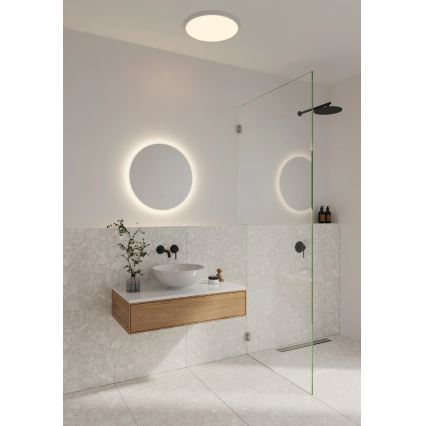 Nordlux - Specchio da bagno retroilluminato a LED DOVINA, 20 W, 230 V, 4000 K, Ø 60 cm, IP44