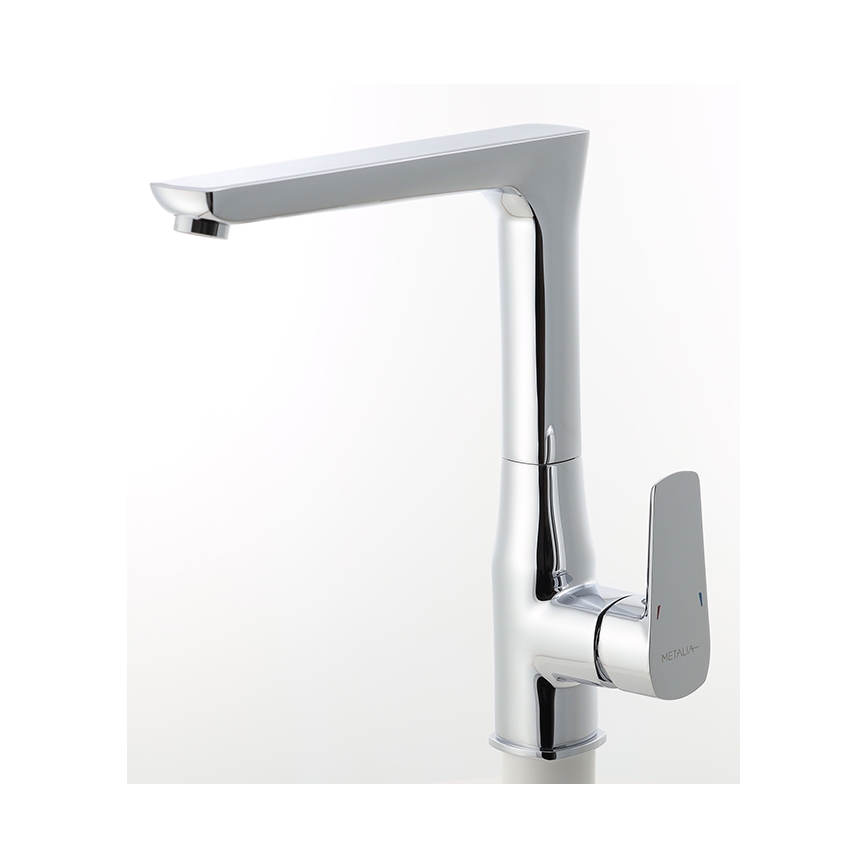 Novaservis - Miscelatore per lavello METALIA, finitura cromo lucido