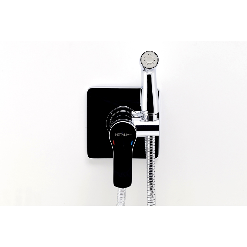 Novaservis-Rubinetto del bidet con spruzzatore per installazione a scomparsa METALIA cromo lucido