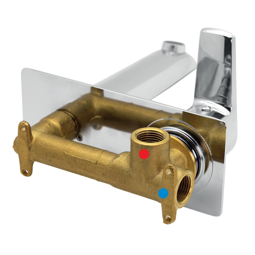 Novaservis - Rubinetto per lavabo da incasso METALIA ECO cromo lucido