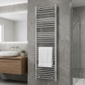 Novaservis - Scaldasalviette a scala per bagno 423W/230V 160x45 cm cromo lucido dritto