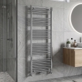 Novaservis - Scaldasalviette a scala per bagno, 544 W/230 V, 160 x 60 cm, cromo lucido, dritto