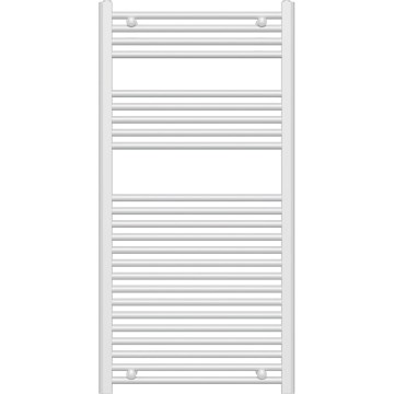 Novaservis - Scaldasalviette a scala per bagno 644W/230V 120x60 cm bianco dritto