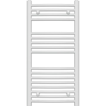 Novaservis - Scaldasalviette a scaletta per bagno 365W/230V 90x45 cm bianco arrotondato