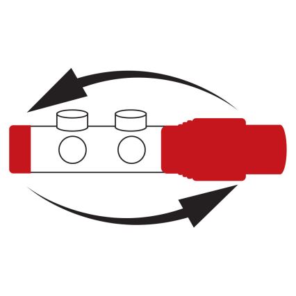 Novaservis - Set angolare per radiatori con collegamento centrale, nero