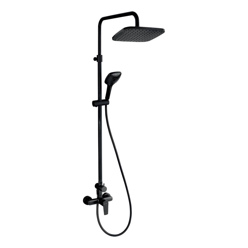 Novaservis - Set doccia con rubinetto METALIA ECO opaco nero