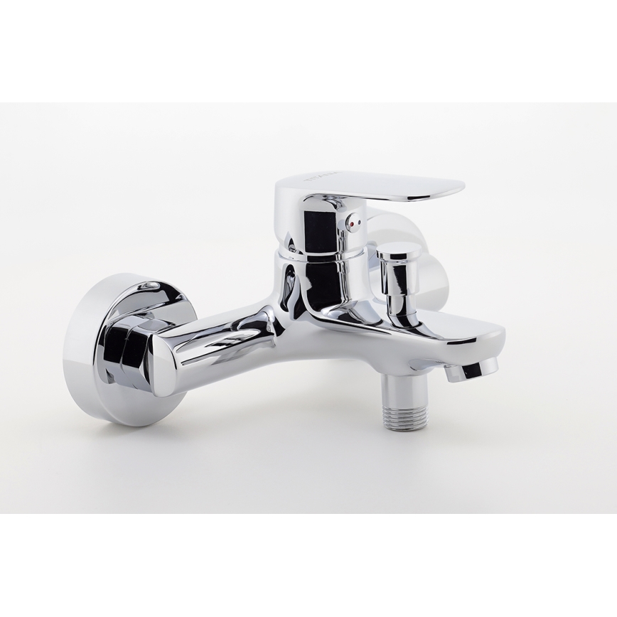 Novaservis - Set per vasca con miscelatore TITANIA COSMOS, cromo lucido