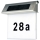 Numero civico solare LED LED/2x0,07W/2,4V 1200 mAh IP44