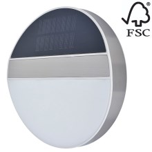 Numero civico solare LED LED/3x0,1W/2,4V IP44 - certificato FSC