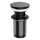OMNIRES A706AT - Scarico del lavandino CLICK-CLACK diametro 6,6 cm pettinato antracite