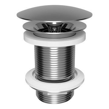 OMNIRES A82CR - Scarico del lavandino DRAIN diametro 7,2 cm cromo lucido
