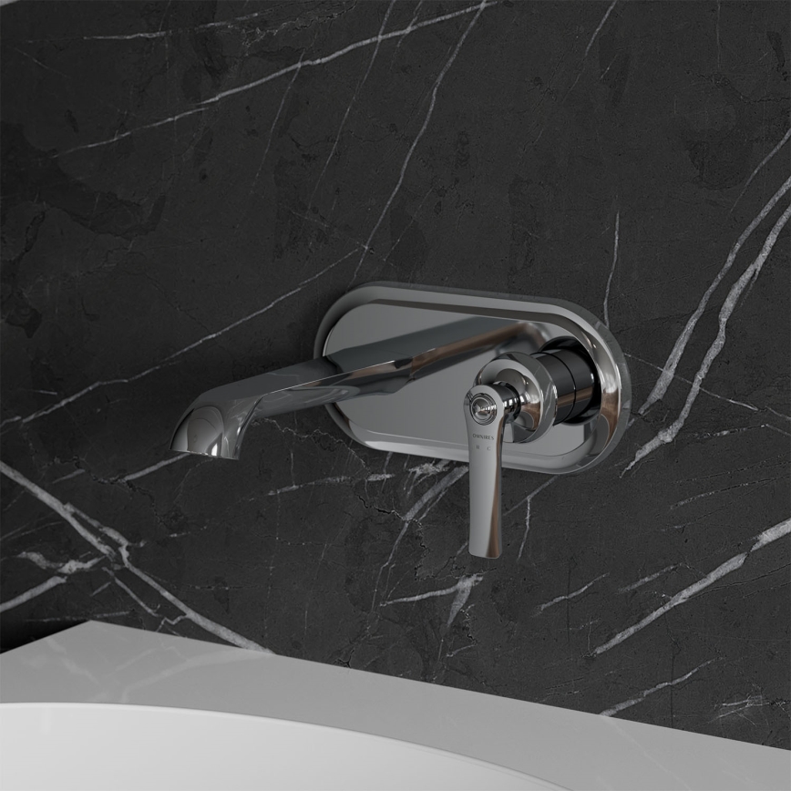 OMNIRES AM5215CR - Rubinetto lavabo per installazione incasso ARMANCE cromo lucido