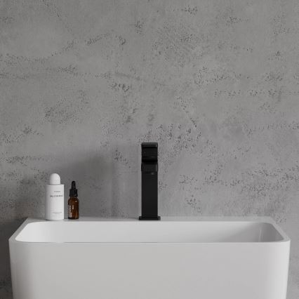 OMNIRES BA7810BL - Miscelatore per lavabo BARETTI 17 cm nero opaco