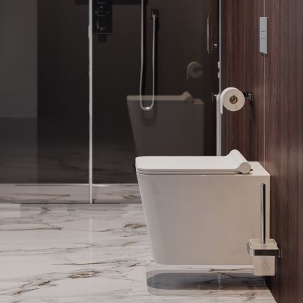 OMNIRES BOSTONMWBP - WC a parete con sedile SoftClose BOSTON ceramiche/bianco lucido