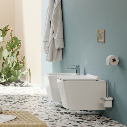 OMNIRES BOSTONMWBP - WC a parete con sedile SoftClose BOSTON ceramiche/bianco lucido