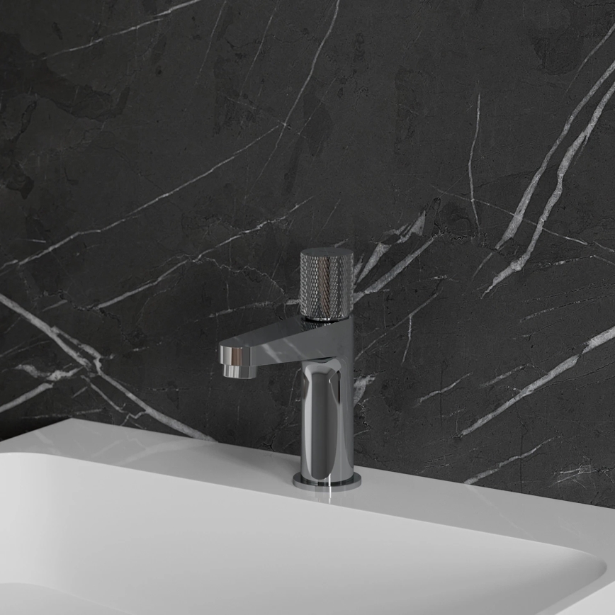 OMNIRES CT8010CR - Rubinetto del lavandino CONTOUR 16,6 cm cromo lucido