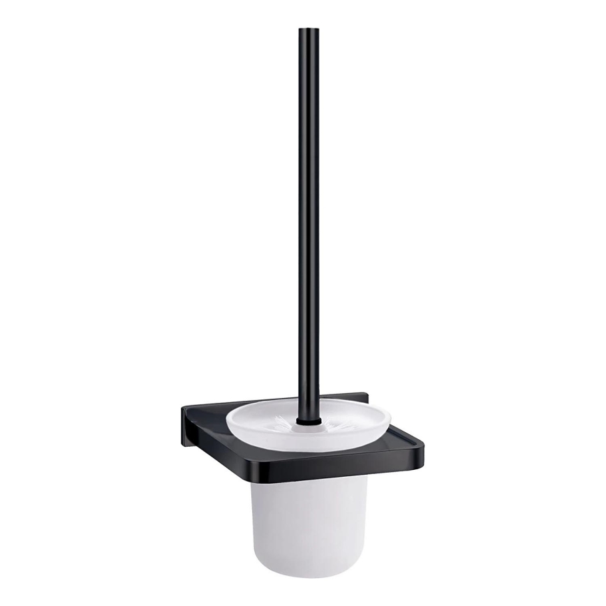 OMNIRES DA70620BL - Spazzola WC da parete DARLING nero opaco