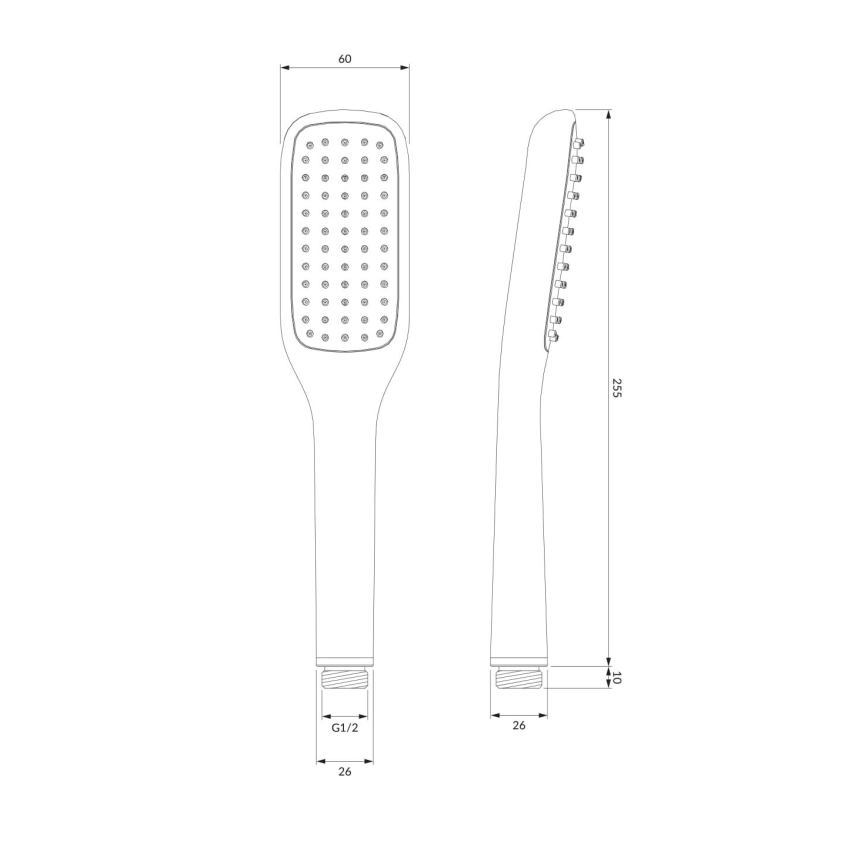 OMNIRES HUDSONX-PCR - Set doccia HUDSONX cromo lucido