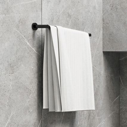 OMNIRES MP60214BL - Appendiabiti da parete MODERN PROJECT 40 cm opaco nero