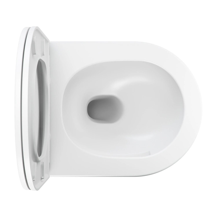 OMNIRES OTTAWASPXMWBM - WC sospeso con sedile SoftClose OTTAWA ceramica/bianco opaco